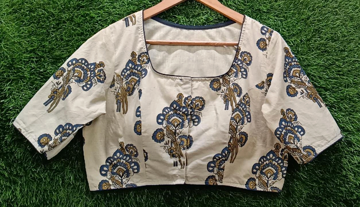 Ajrakh Cotton Blouse