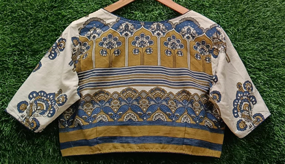 Ajrakh Cotton Blouse