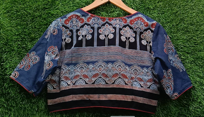 Ajrakh Cotton Blouse
