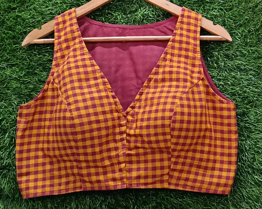 Checks Cotton Blouse