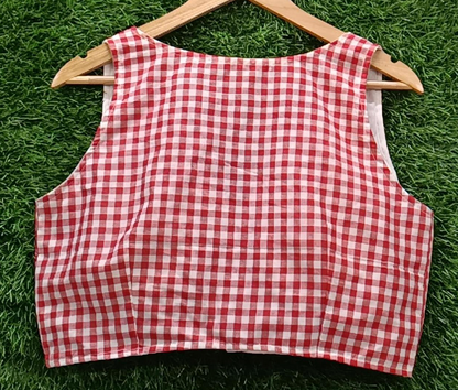 Checks Cotton Blouse