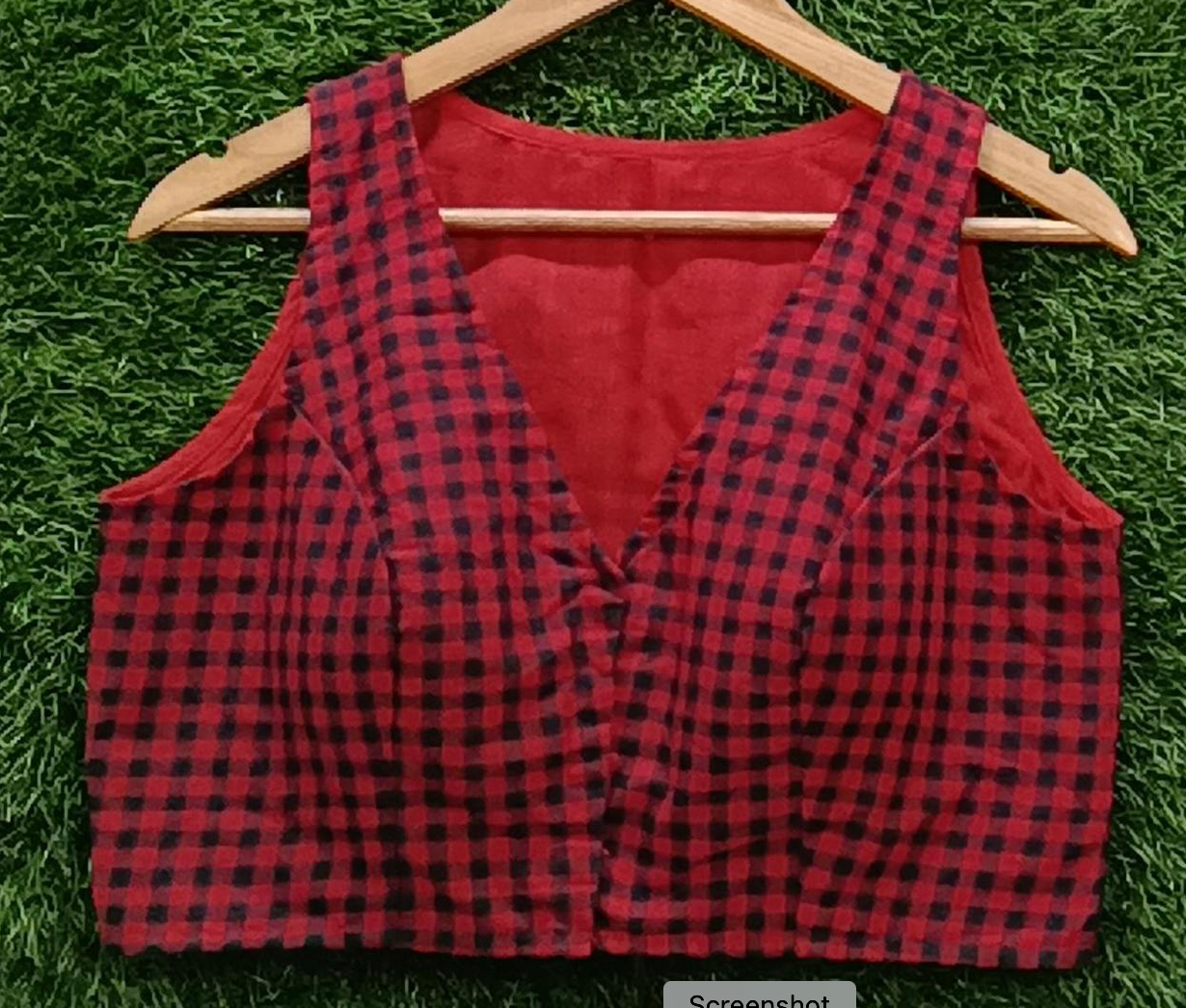 Checks Cotton Blouse