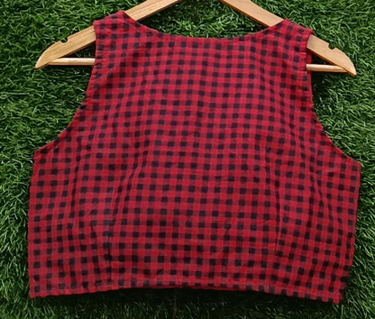 Checks Cotton Blouse