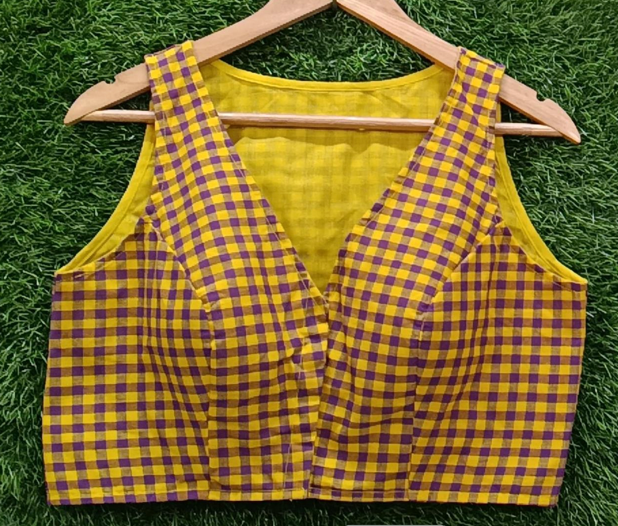Checks Cotton Blouse