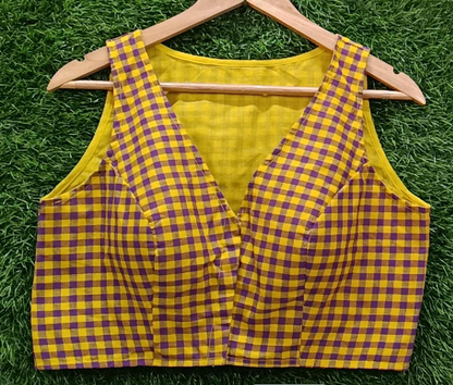 Checks Cotton Blouse