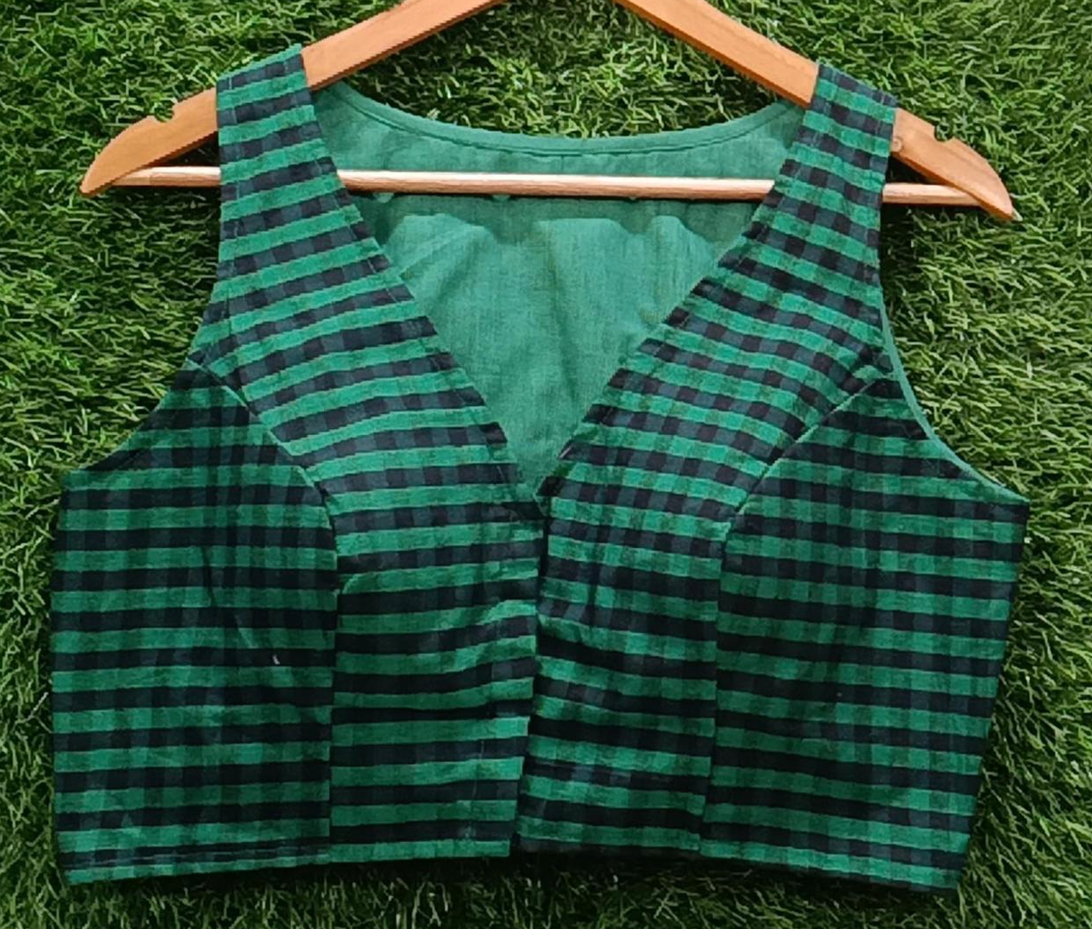 Checks Cotton Blouse
