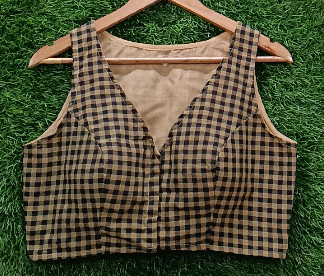 Checks Cotton Blouse