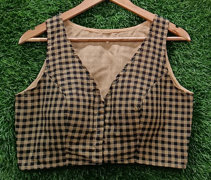 Checks Cotton Blouse