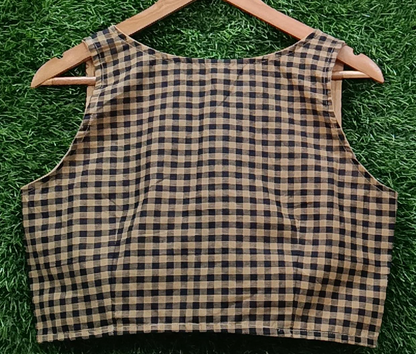 Checks Cotton Blouse