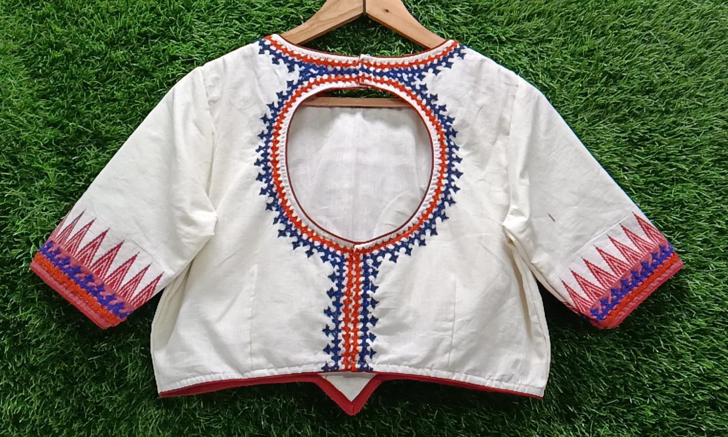 Kutch Work Cotton Blouse