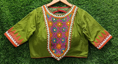 Kutch Work Cotton Blouse