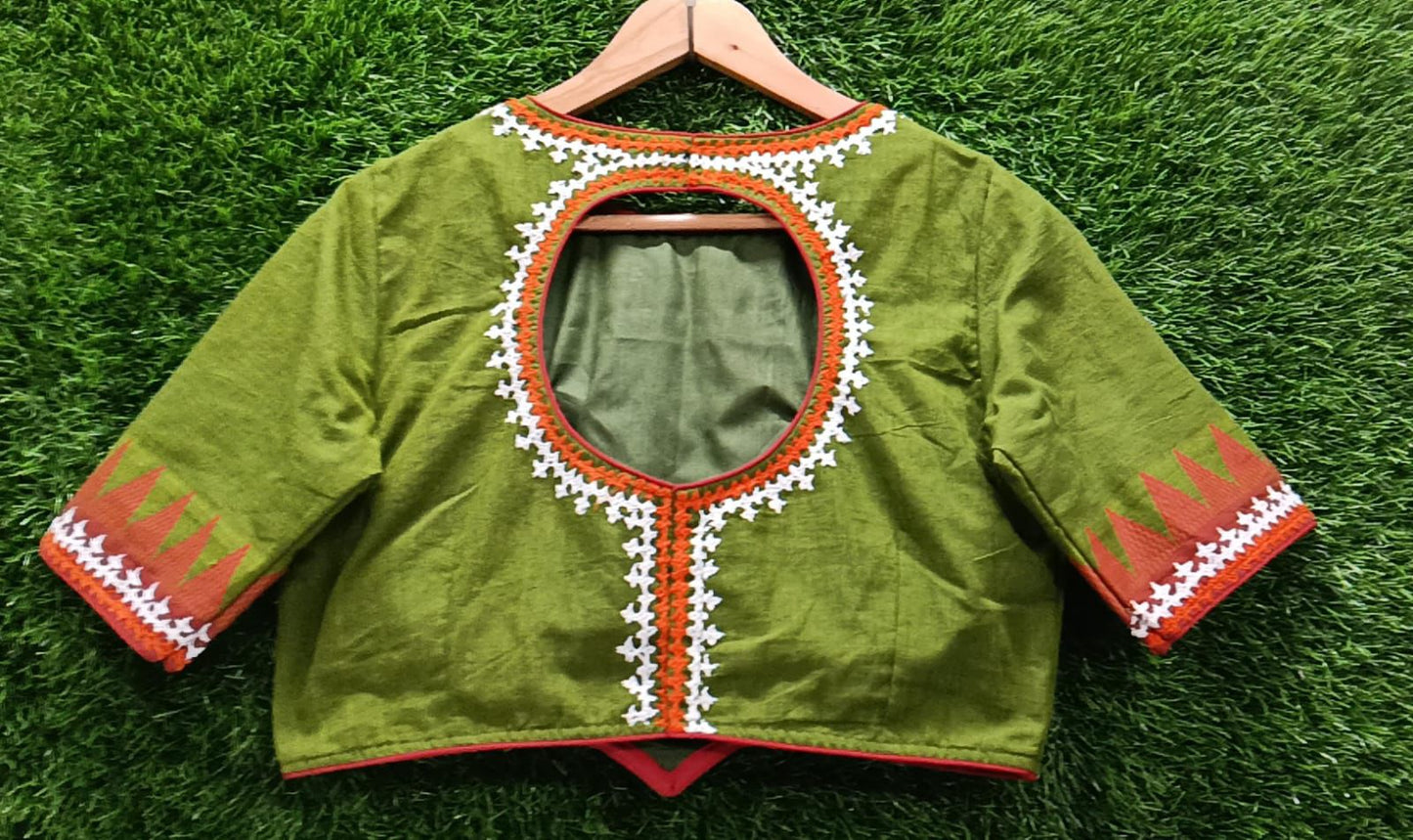 Kutch Work Cotton Blouse
